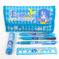 [JUNK&91; Full Moon o Sagashite Pen case set [Pen case / Mechanical pencil / Eraser / Ruler&91;