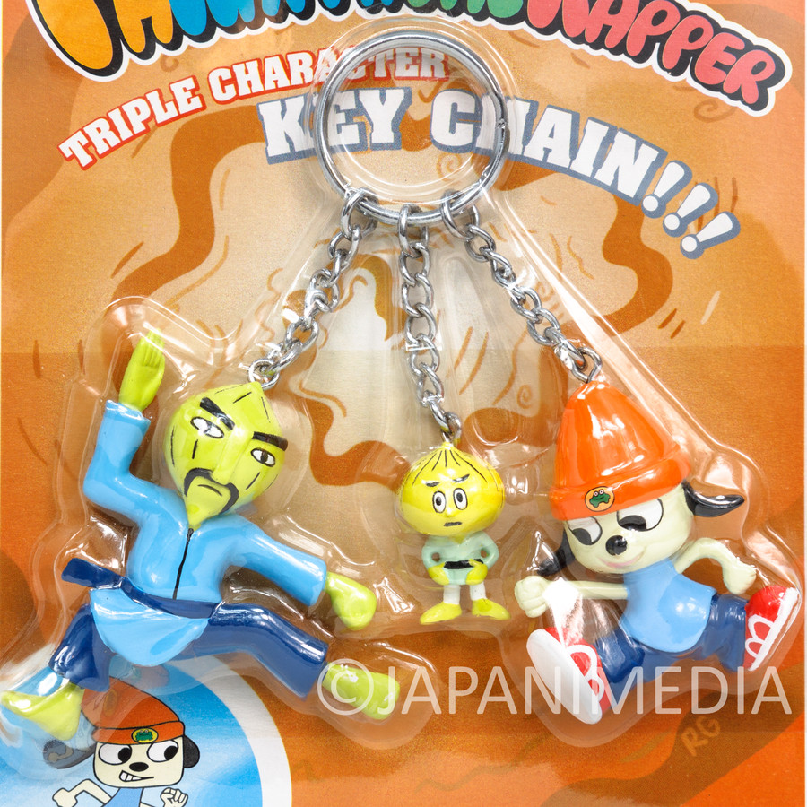 PARAPPA THE RAPPER 3 Pick Keychain Japan Kawaii Anime