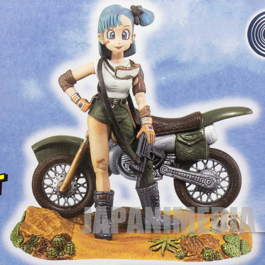 Dragon Ball Bulma Motocross Bike Collectible Figure FUNimation JAPAN ...