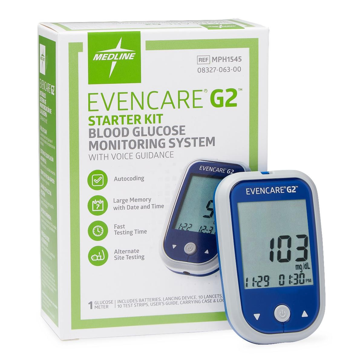 Devg2 EvenCare G2 Blood Glucose Monitoring System Starter Kit