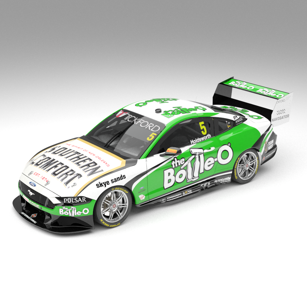1/18 Apex Ford The Bottle-O Racing Team #5 Mark Winterbottom 2017 AD81422 Modèles moulés sous pression Collection limitée