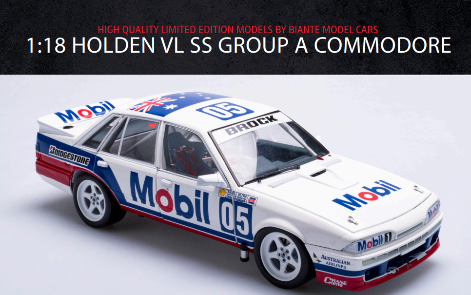 Holden VL Commodore SS Group A 1987 ATCC – PETER BROCK #05 ONLY 1 LEFT ...