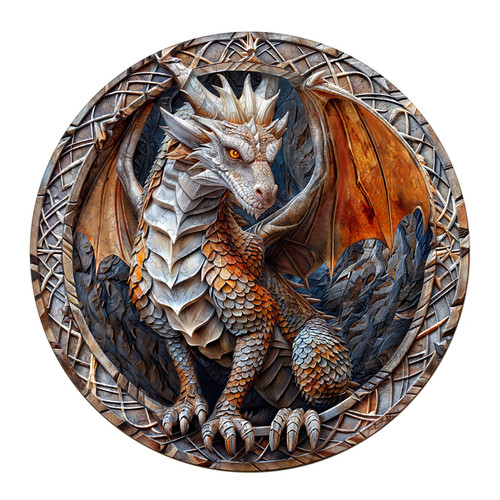 3D Cave Dragon Wooden Puzzle