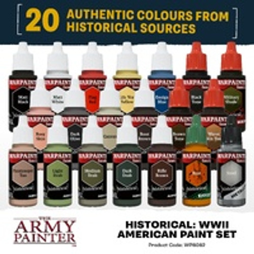 The Army Painter Historical: WWII American Paint Set