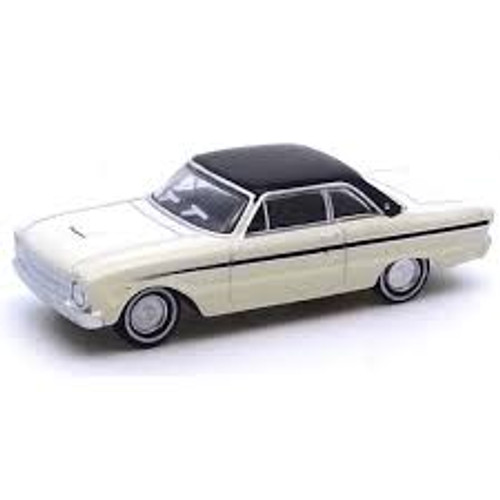 1964 XM Falcon Coupe Alpine White with Onyx Black Roof