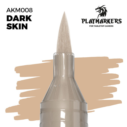 AK Interactive Playmarkers: Dark-Skin Acrylic Paint Marker