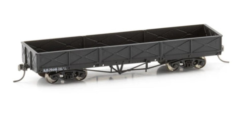 HJS Open Wagon Black Set 2 RTR012HOn3.5 (3 PACK)