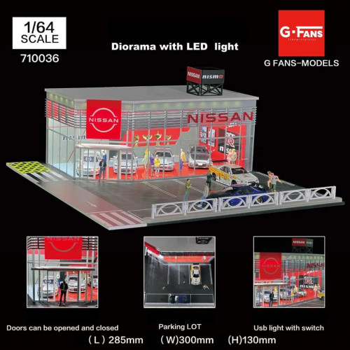 Nissan (Nismo) Dealership W/ Parking Lot