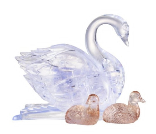 3D SWAN WITH BABIES CRYSTAL PUZZLE