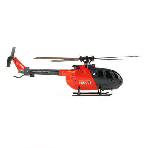 BO-105 Scale 250 Flybarless Helicopter with 6 Axis Stabilisation 