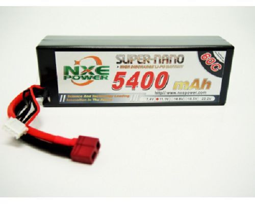 NXE 11.1v 5400mah 60c H/case Lipo w/Dean PICKUP ONLY