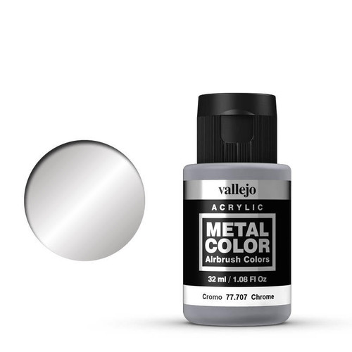 Vallejo Metal Color Chrome 32 ml Acrylic Paint 