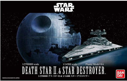 STAR WARS 1/2,700,00 DEATH STAR II & 1/14,500 STAR DESTROYER