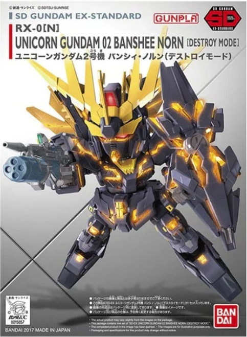SD GUNDAM EX-STANDARD UNICORN GUNDAM 02 BANSHEE NORN (DESTROY MODE)