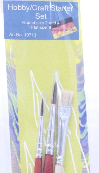3pc School Brush Set