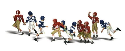 Youth Football Players N Scale
