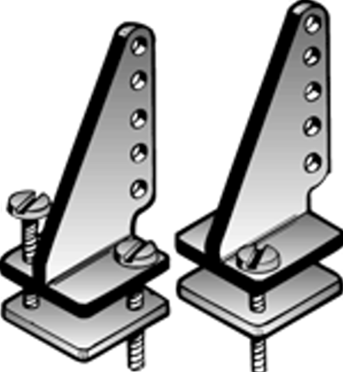 T-STYLE NYLON CONTROL HORN (2 PCS PER PACK)