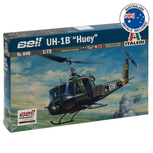 ITALERI 1/72 UH-1B HUEY WITH AUS. DECALS