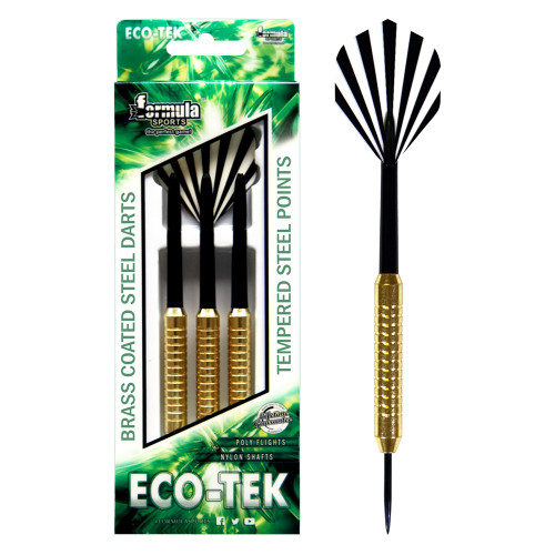 Eco-Tek Brass Coated Steel Darts 22g
