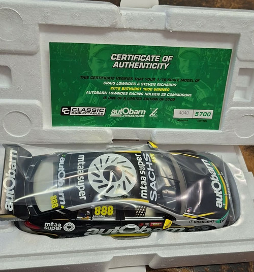 Holden ZB Commodore 2018 Bathurst Winner Lowndes / Ricahrds