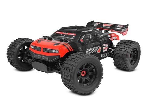 Team Corally - PUNISHER 4 - RTR - Red - Brushless Power 4S - No Battery - No Charger