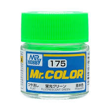 C175 Mr Color Fluorescent Green (Lacquer Paint)