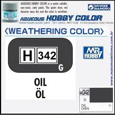 H342 Oil Aqueous 10ml Bottle Paint 