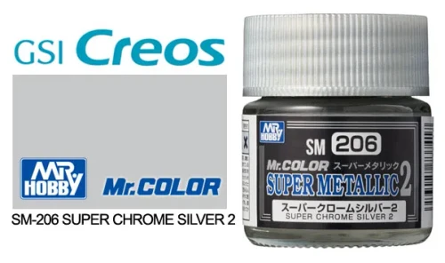 Super Metallic Chrome Silver