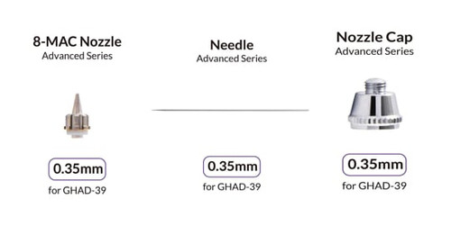 GHAD-39 Advance Series Needle / Nozzle Cap / Nozzle .35mm