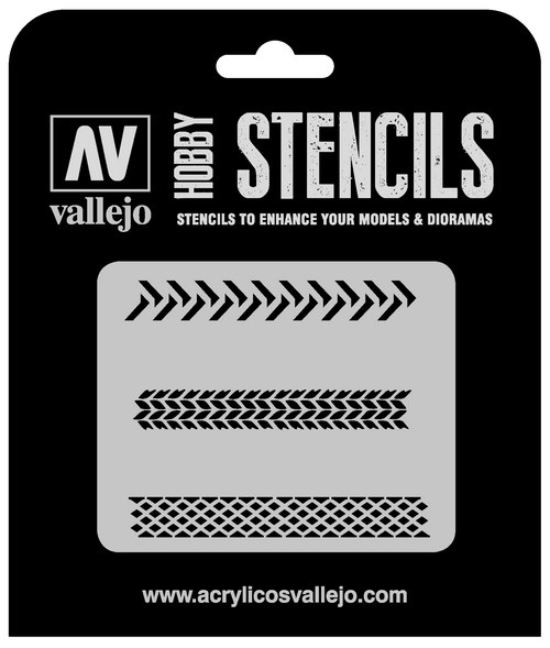 1/35 Tyre Markings Stencil