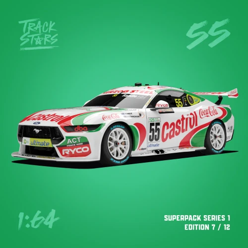 Tickford Racing #55 Ford Mustang GT Supercar - 2024 Sandown 500 Retro Livery - Thomas Randle / Tyler Everingham