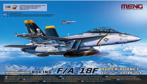 Meng 1/48 Boeing F/A-18F Super Hornet * Aus Decals*Plastic Model Kit