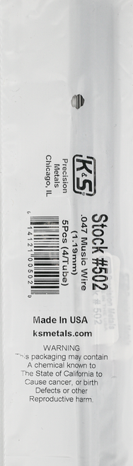 MUSIC WIRE (36IN LENGTHS) .055IN
