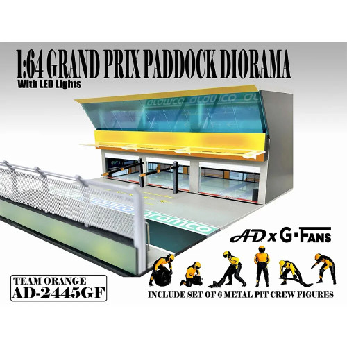 American Diorama 1/64 GP Paddock Diorama - Team Orange