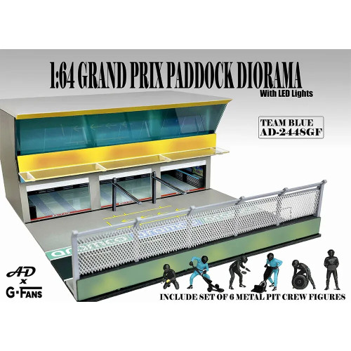 American Diorama 1/64 GP Paddock Diorama - Team Black