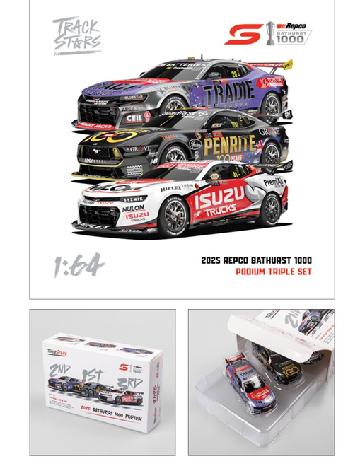 Trackstars Triple Set 2025 Bathurst Podium