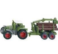 Siku -Fendt with Forestry Trailer