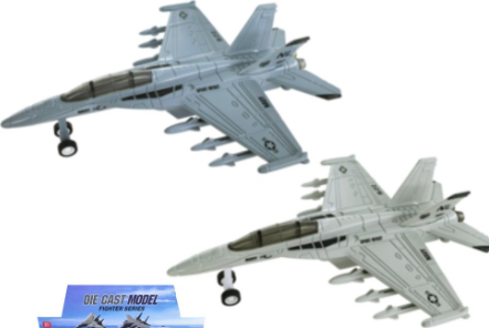 8" Diecast Models 1:400 F18 Fighter Jet