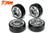 E4D mounted drift tyre & rim Silver