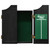 Solid Wood Dart Cabinet - Black