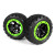 Blackzon Slyder ST Wheels/Tires Assembled Green