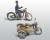 Motorcycles and Sidecar HO Scale Kit