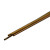 Round Brass Tube: 1.5mm OD x 0.225mm Wall x 300mm Long (4 Pieces)