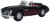 Oxford Diecast Austin Healey 3000 Black/burgundy 1:76