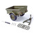 JJRC Willys Jeep 4WD Military Pro with Trailer  & Figure