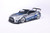 NISSAN GT-R (R35) LIBERTY WALK SILHOUETTE SILVER AND BLUE STRIPES 2020