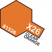 X-26 Acrylic Clear Orange (10cc