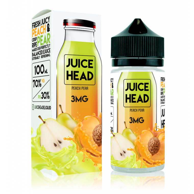 Juice Head: Peach Pear- 100ml