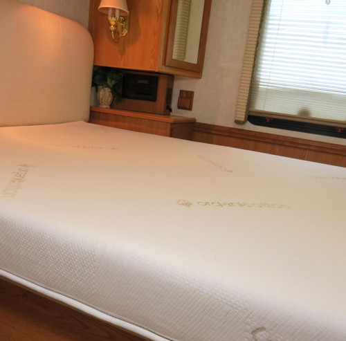 side view of 5.5" basic foam mattress