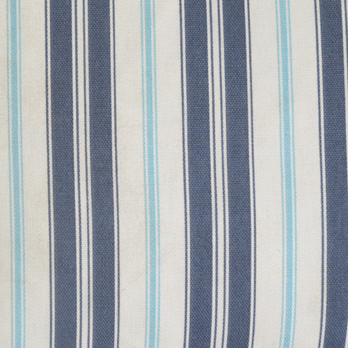 Closeup of yacht blue stripe fabric